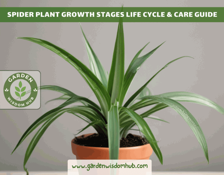 Spider Plant Growth Stages Life Cycle & Care Guide - Garden Wisdom Hub