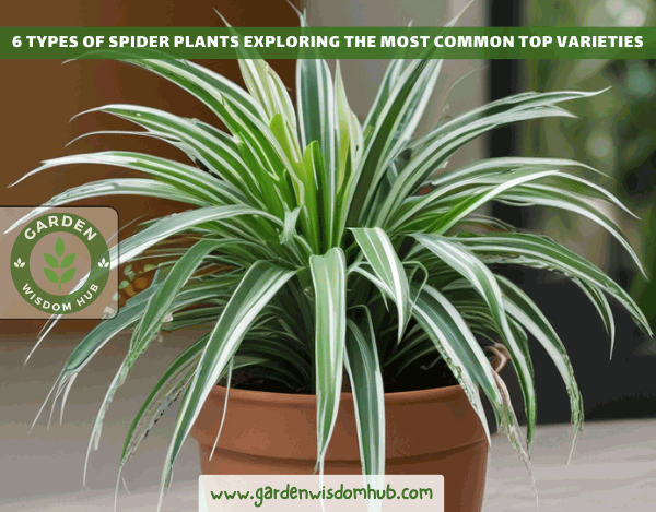 6 Types of Spider Plants Exploring the most common top varieties